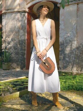 Sundance White Denim Dress